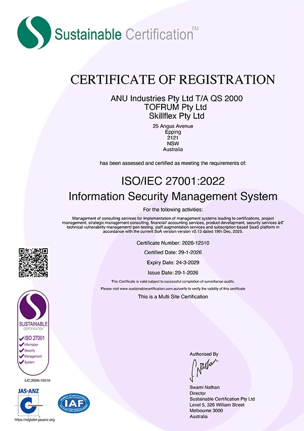 ISO Certificates