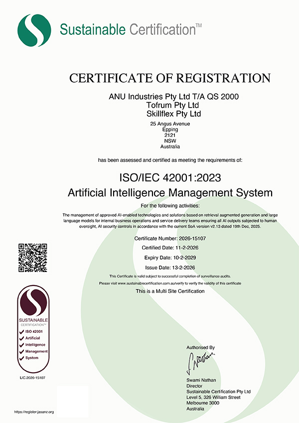 ISO 42001 Certificates